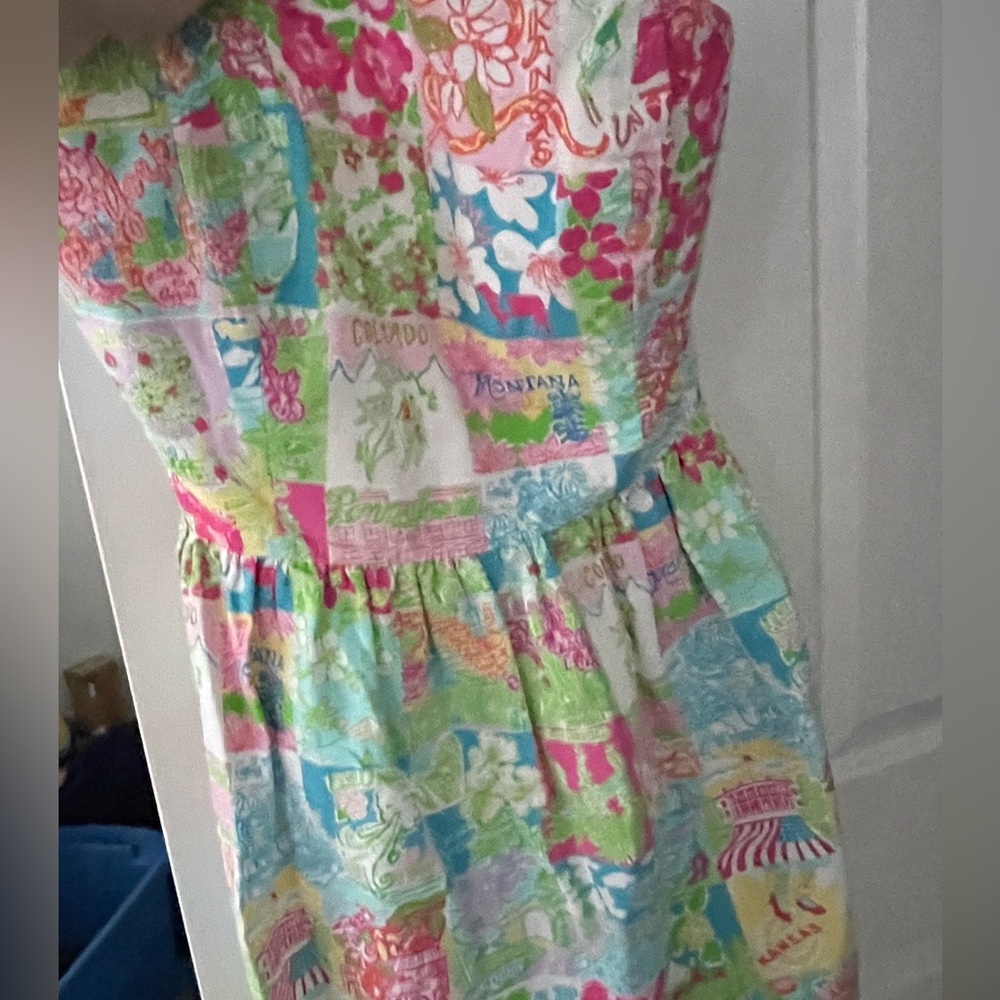 Strapless Lilly Pulitzer dress